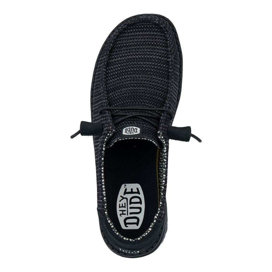 Wendy Stretch Sox Wide – Black/Black - Image 7